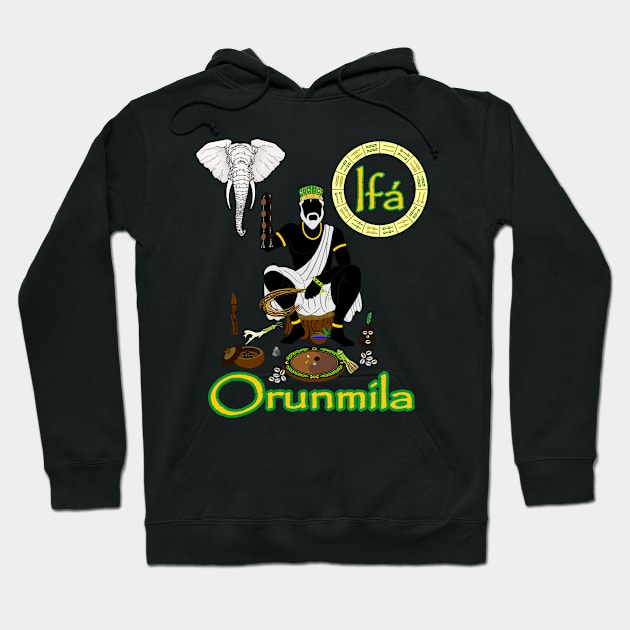 Orunmila - Ifá Hoodie by Korvus78